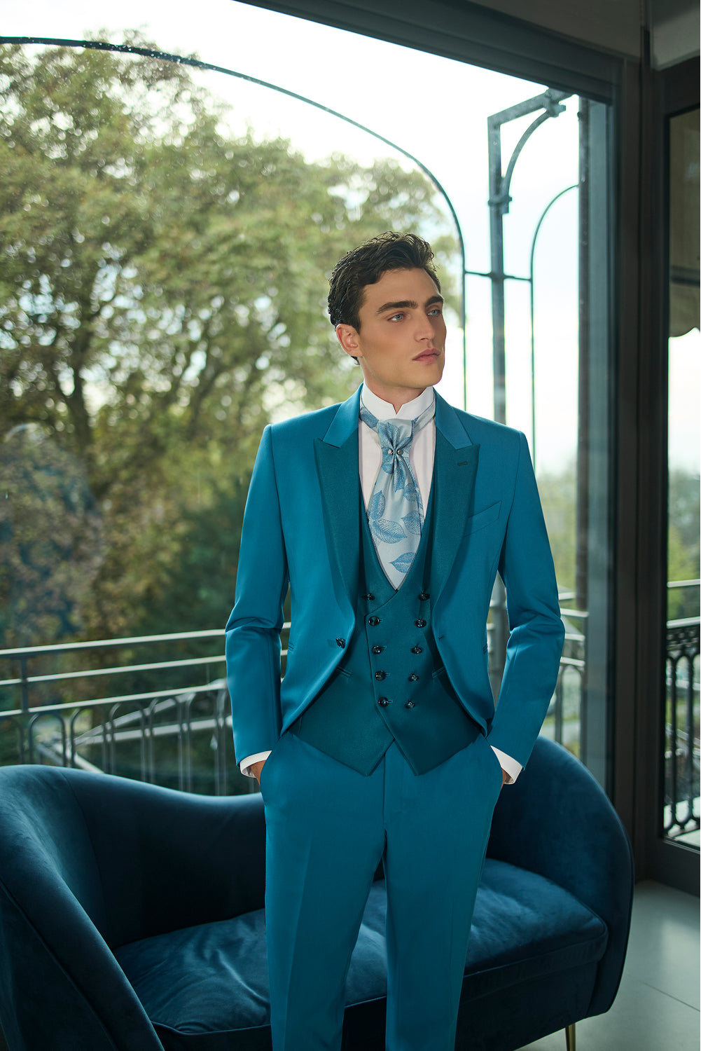 Abito turchese elegante