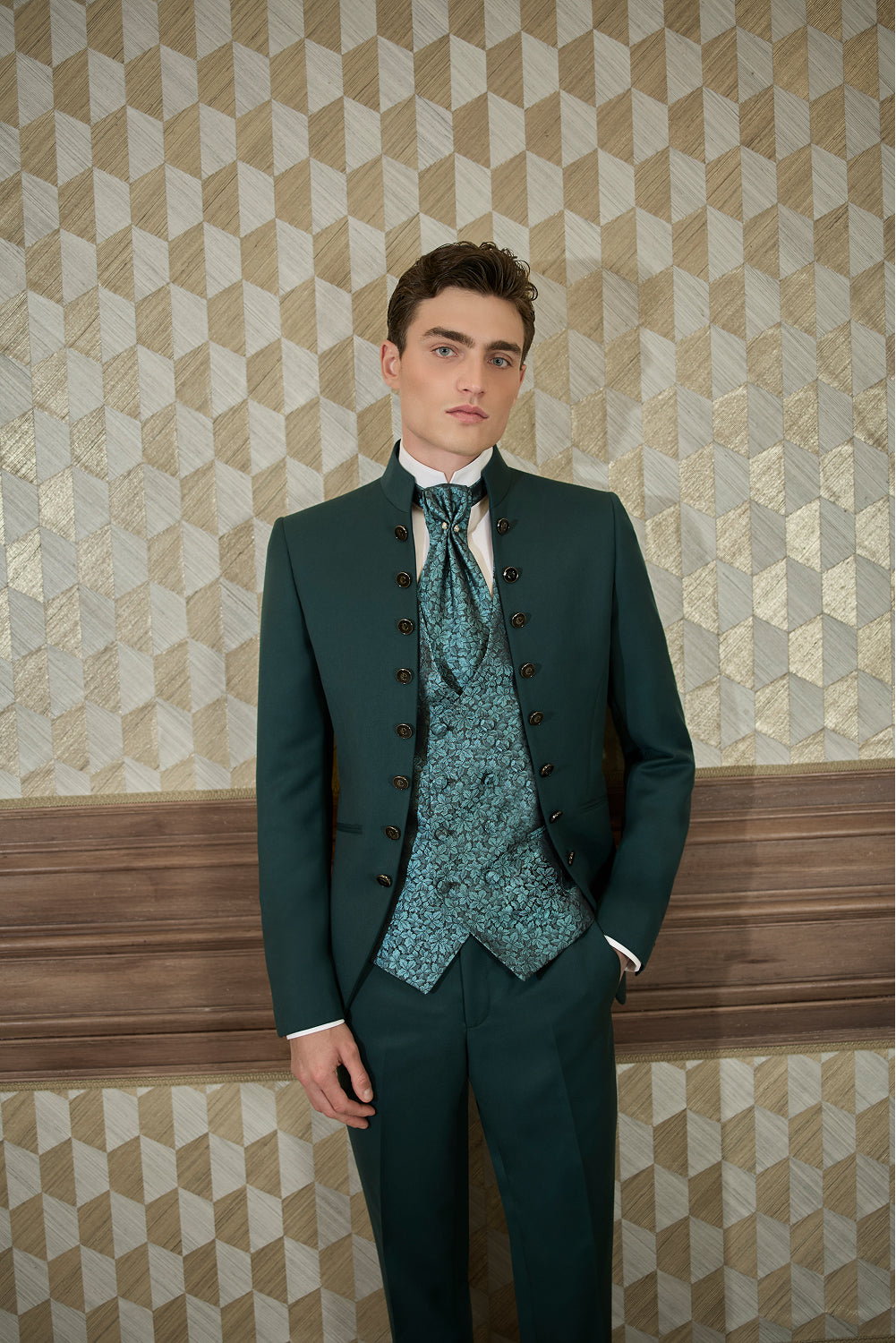 Abito verde bottiglia