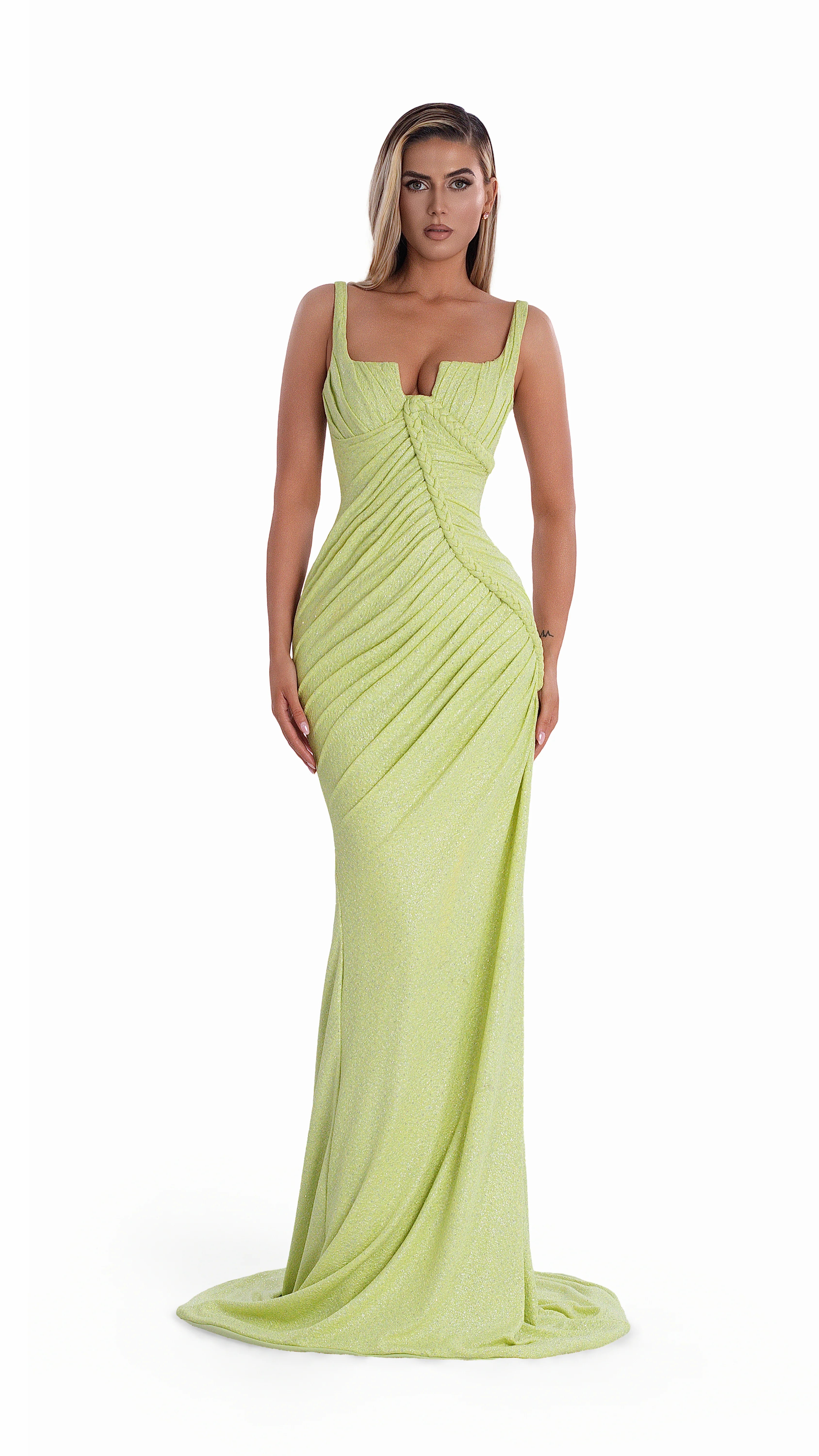 Sage Glow Gown